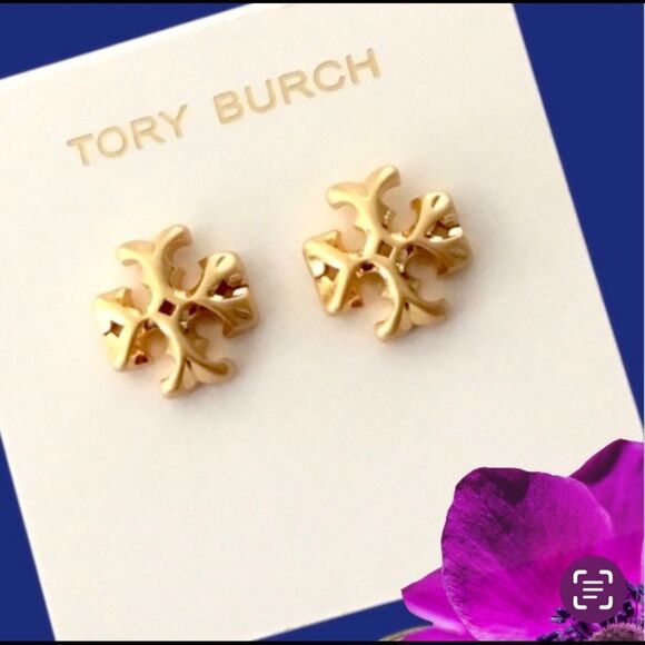 Tory Burch Gold Kira Stud Earrings